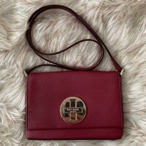 Maroon Kate Spade Crossbody